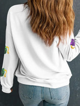 Sequin Round Neck Long Sleeve Sweatshirt Woman Sweatshirts