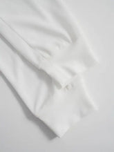 White Textured Long Sleeve Top for Women Woman T Shirts