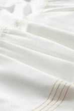 White Tiered Cotton Mini Skirt with Tie Waist Woman Skirts