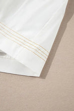 White Tiered Cotton Mini Skirt with Tie Waist Woman Skirts