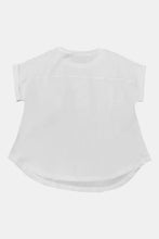 White USA Flag T-Shirt for Women Short Sleeve Basic Stretchy Blouse
