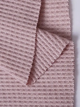 White Waffle Knit Long Sleeve Ribbed Shirt for Women Woman T Shirts