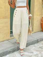 Wide Leg Pants with Pockets Woman Pants