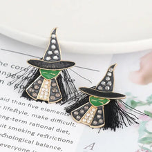 Witch Rhinestone Alloy Earrings Earrings