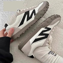 Women's Athletic Sneakers in White Gray Yellow and Black