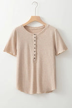 Women's Beige Button-Up Casual Shirt