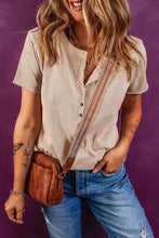 Women's Beige Button-Up Casual Shirt Woman T Shirts