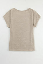 Womens Beige Rodeo Graphic T-Shirt