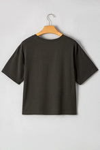 Women's Bull Skull Graphic T-Shirt in Black Cotton Blend