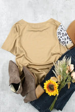 Women's Cowboy Graphic T Shirt Polyester Blend Short Sleeve Woman T Shirts