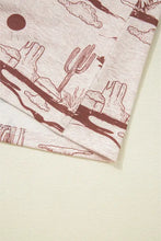 Women's Desert Print Stretch T-Shirt Woman T Shirts