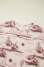 Women's Desert Print Stretch T-Shirt Woman T Shirts