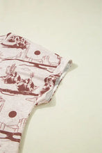 Women's Desert Print Stretch T-Shirt Woman T Shirts