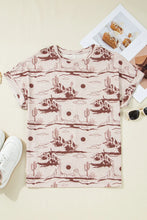Women's Desert Print Stretch T-Shirt