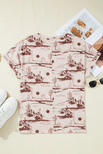 Women's Desert Print Stretch T-Shirt