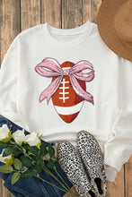 Football Round Neck Long Sleeve Sweatshirt Woman Sweatshirts