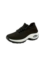 Women’s Knit Athletic Running Shoes in Assorted Colors Black