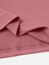Womens Mauve and Pink Polyester T Shirts Faith Cross Design