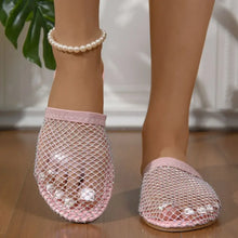 Women's Mesh Slip-On Sandals and Rhinestone Mules Collection Woman Loafers