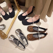 Women's Rhinestone Strap Ballet Flats and Loafers in Assorted Styles