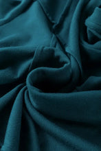 Womens Teal Short Sleeve Geometric Seam T Shirt Woman T Shirts