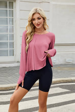 Womens White Long Sleeve Top and Black Shorts Set