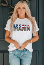 Womens White Mama Graphic T Shirt