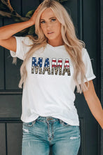 Womens White Mama Graphic T Shirt