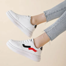 Women's White Platform Fashion Sneakers