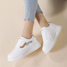 Women's White Platform Fashion Sneakers