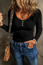 Womens White Ribbed Long Sleeve Top Basic Style Woman T Shirts