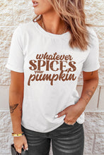 Womens White T Shirt Brown Text Short Sleeve Length Casual Top White