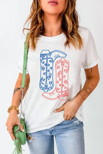 Womens White T Shirt with Cowboy Boot Graphic White Woman T Shirts