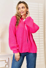 Woven Right Rib-Knit Open Front Drop Shoulder Cardigan Woman Outerwear