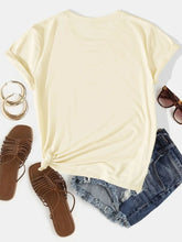 Yellow Mama T Shirt with Leopard Print Lightning Bolt and Sunglasses Design