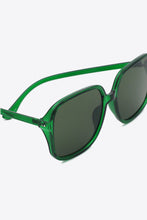 Yellow Square Sunglasses with Brown Polycarbonate Lenses