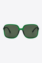 Yellow Square Sunglasses with Brown Polycarbonate Lenses