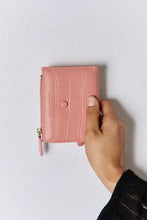 Yellow Texture PU Leather Mini Wallet PINK One Size Wallets
