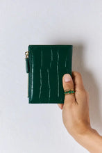 Yellow Texture PU Leather Mini Wallet Wallets