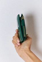 Yellow Texture PU Leather Mini Wallet Wallets