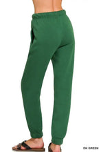 Zenana Fleece Jogger Sweatpants With Pockets Woman Pants