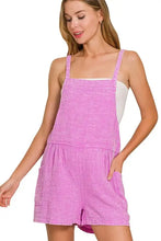 Zenana double gauze romper back with adjustable shoulder straps